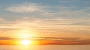 海　夕日